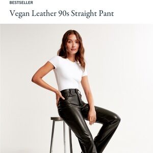 NWT Abercrombie Leather Pant (never taken out of shipping package)